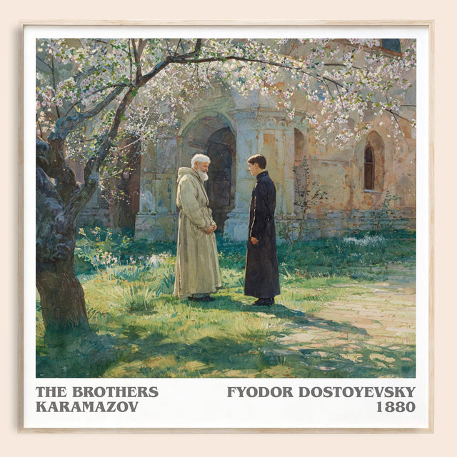 The Brothers Karamazov Literary Art Print by Fyodor Dostoyevsky