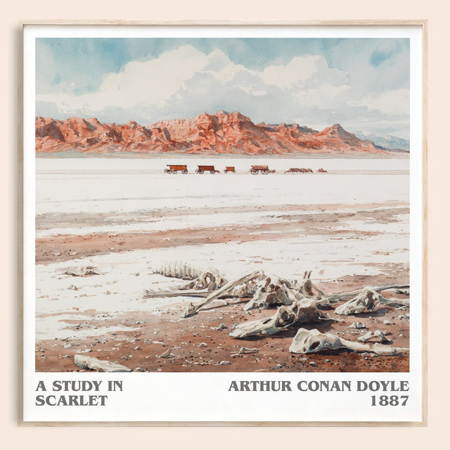 A Study in Scarlet Literary Art Print by Sir Arthur Conan Doyle