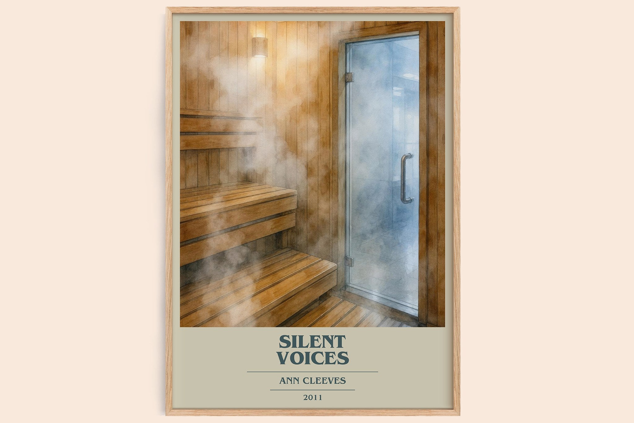 Silent Voices Book Cover Poster by Ann Cleeves