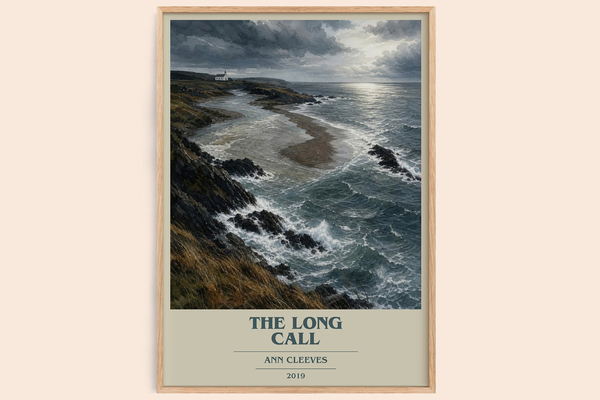 The Long Call Book Cover Poster by Ann Cleeves