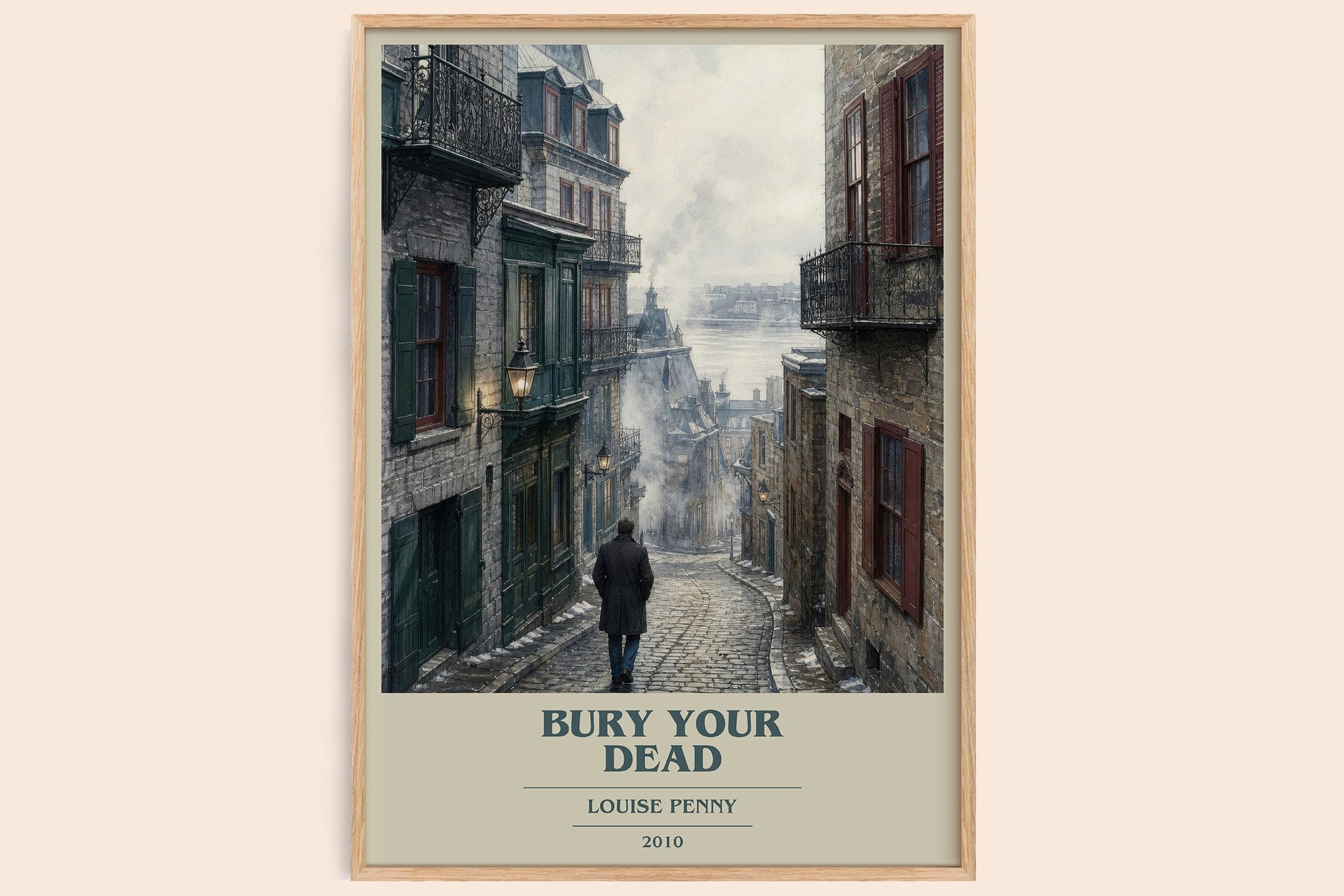 Bury Your Dead Book Cover Poster by Louise Penny