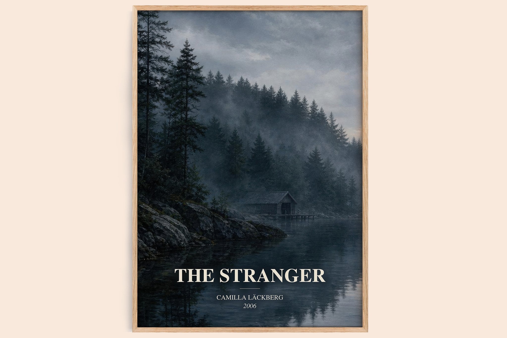 The Stranger Book Watercolour Illustration by Camilla Läckberg