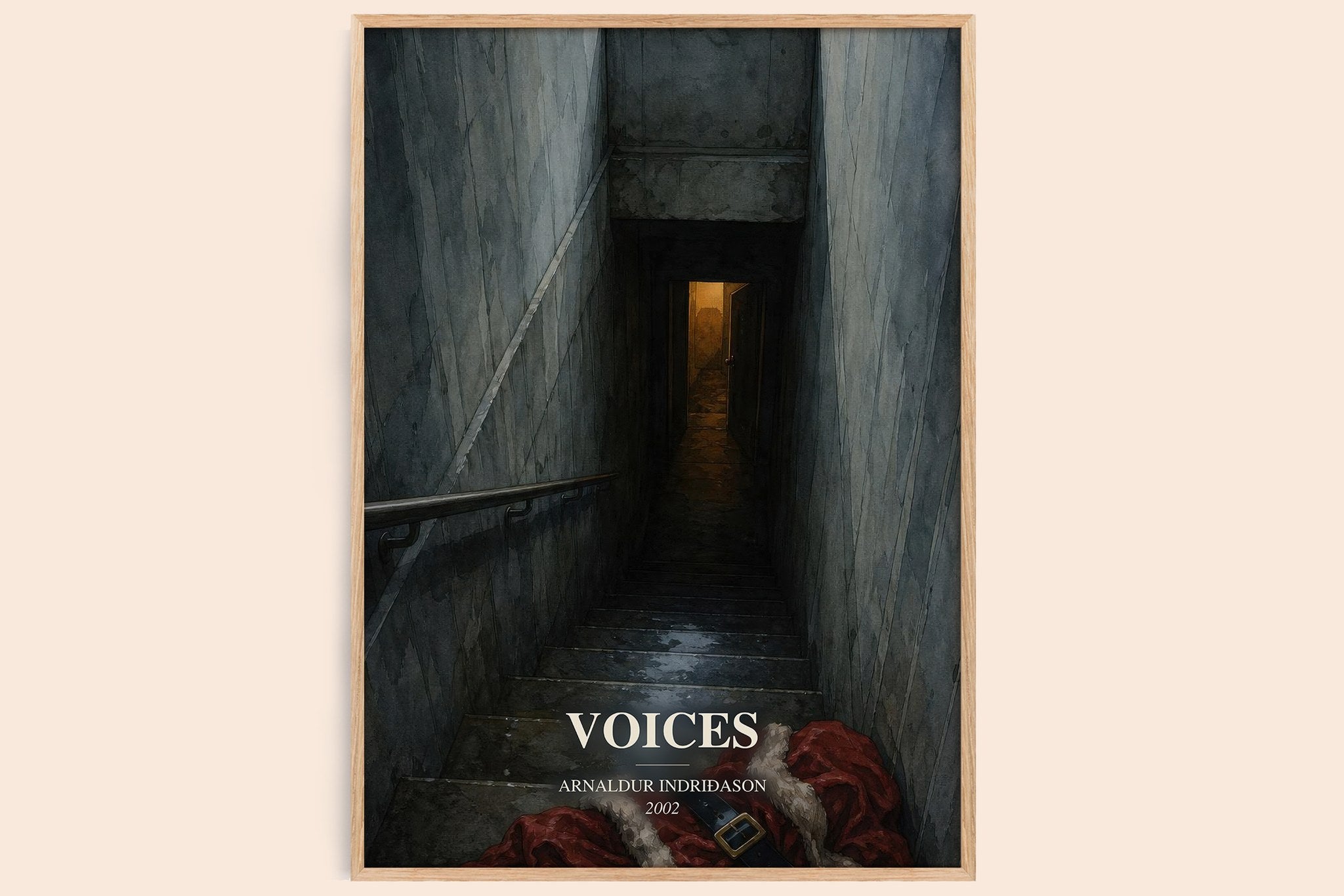 Voices Book Watercolour Illustration by Arnaldur Indriðason