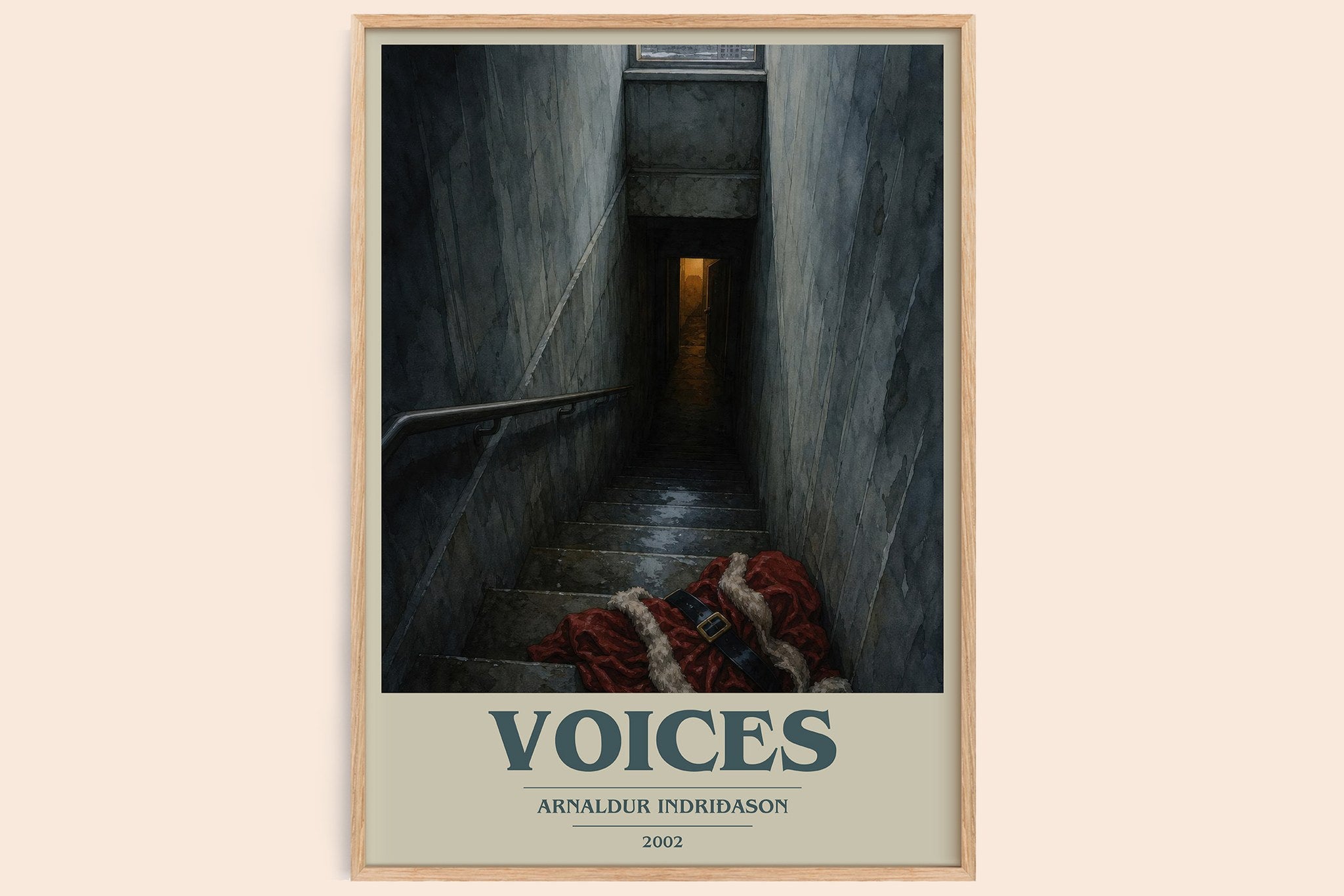 Voices Book Cover Poster by Arnaldur Indriðason