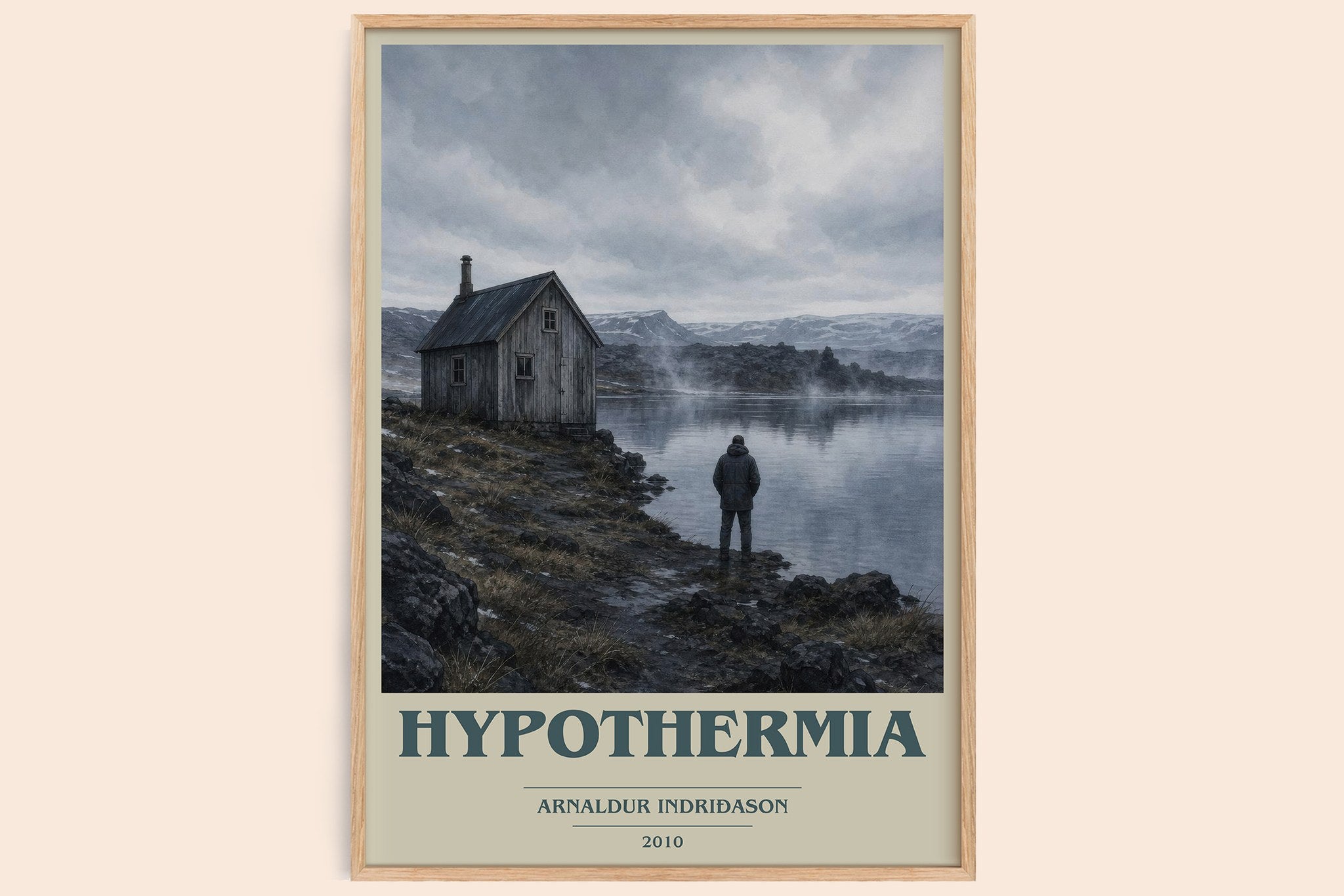 Hypothermia Book Cover Poster by Arnaldur Indriðason