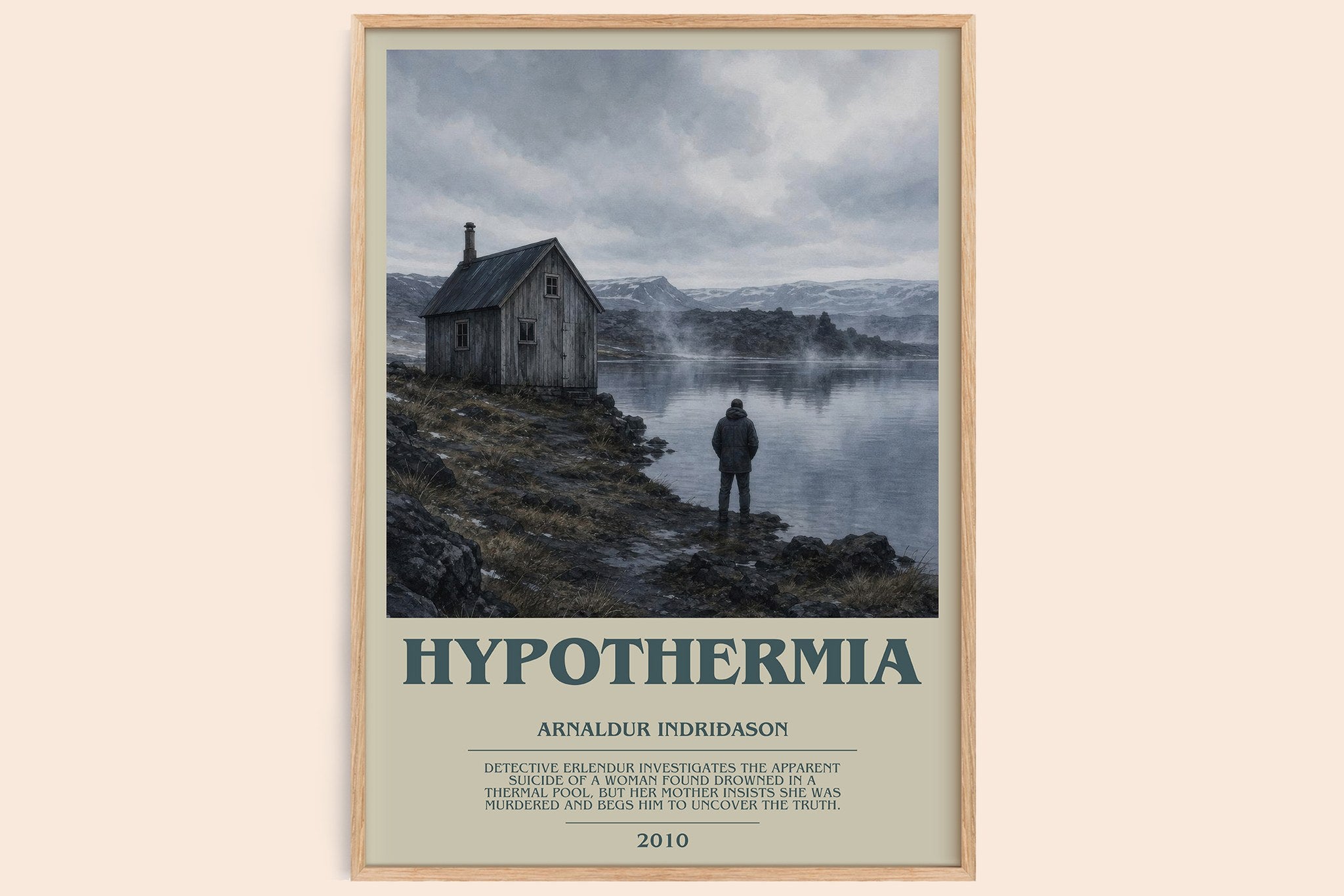 Hypothermia Bookish Wall Art by Arnaldur Indriðason