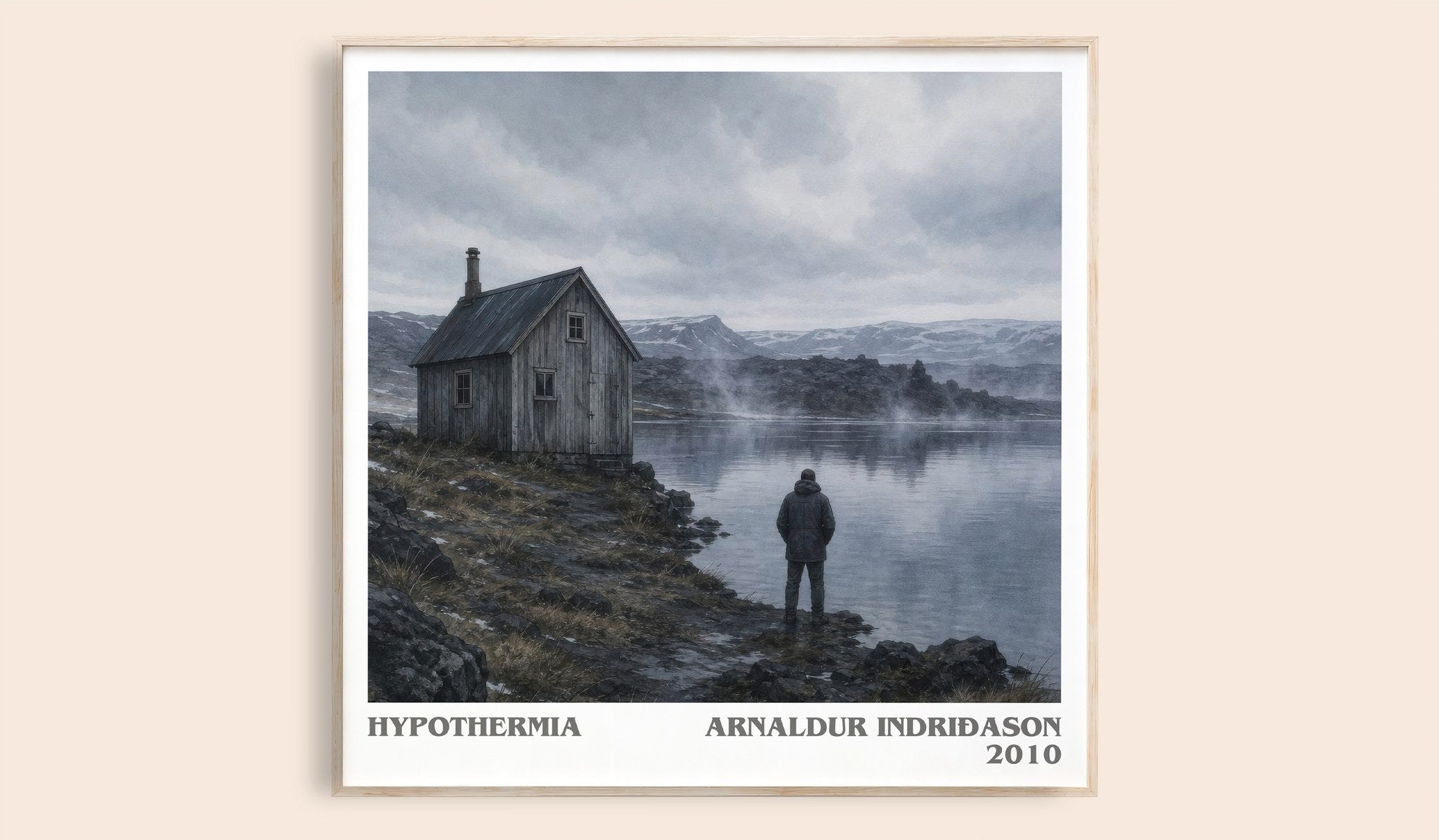 Hypothermia Literary Art Print by Arnaldur Indriðason