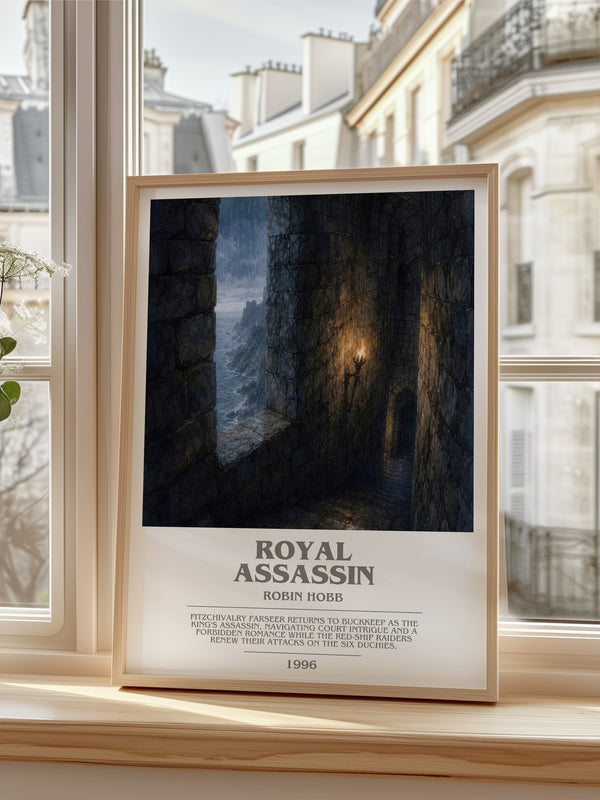 Royal Assassin bookish poster colour and style options – Robin Hobb book art