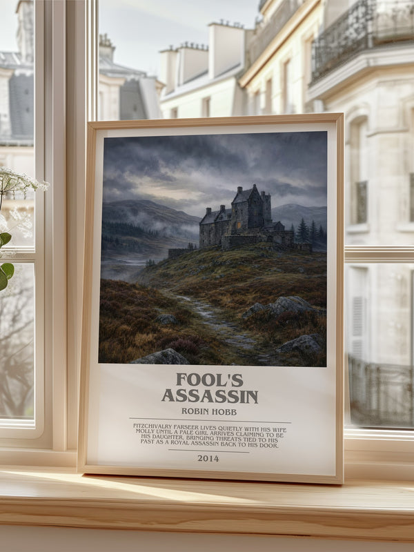 Fool's Assassin bookish poster colour and style options – Robin Hobb book art