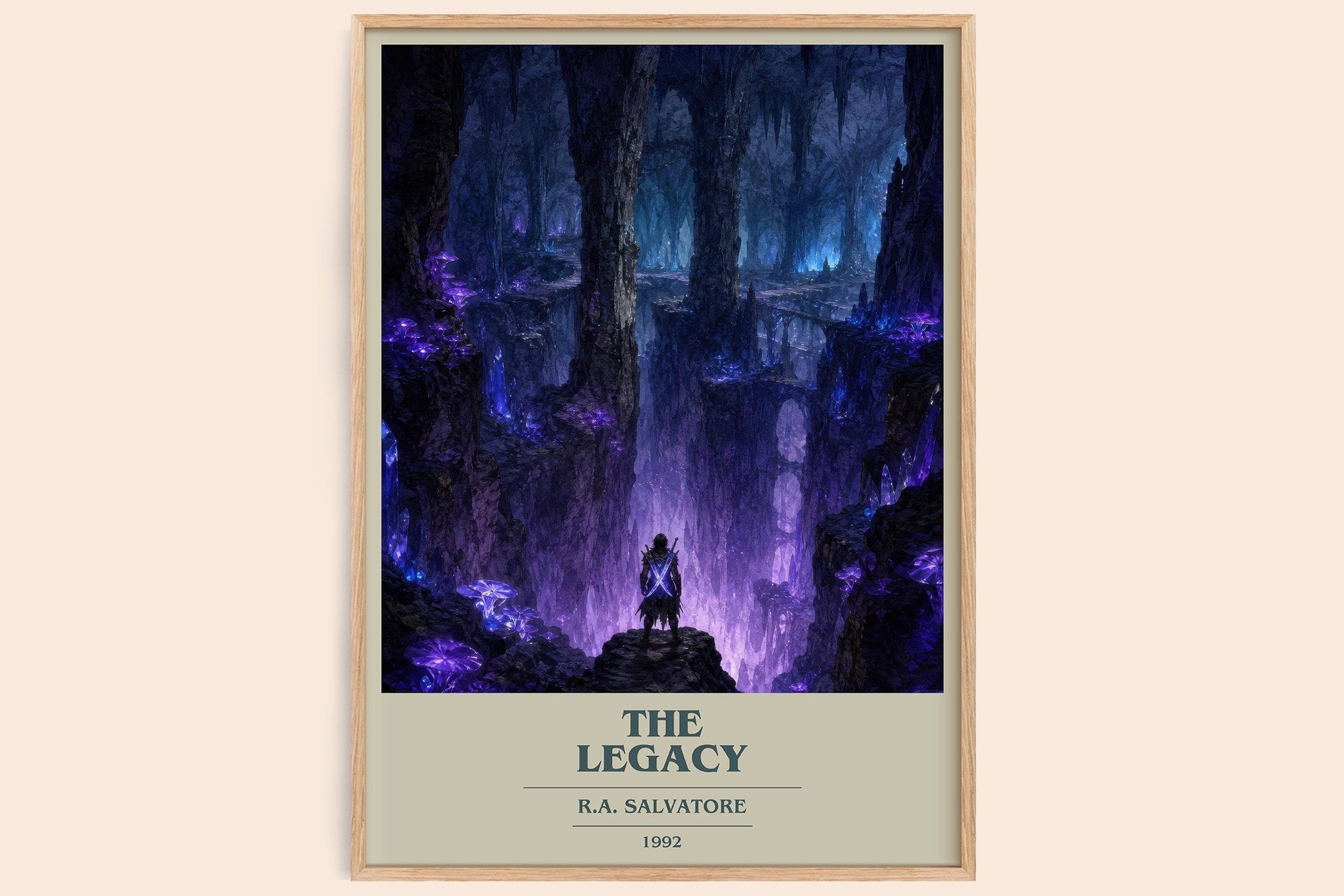The Legacy Book Cover Poster by R.A. Salvatore