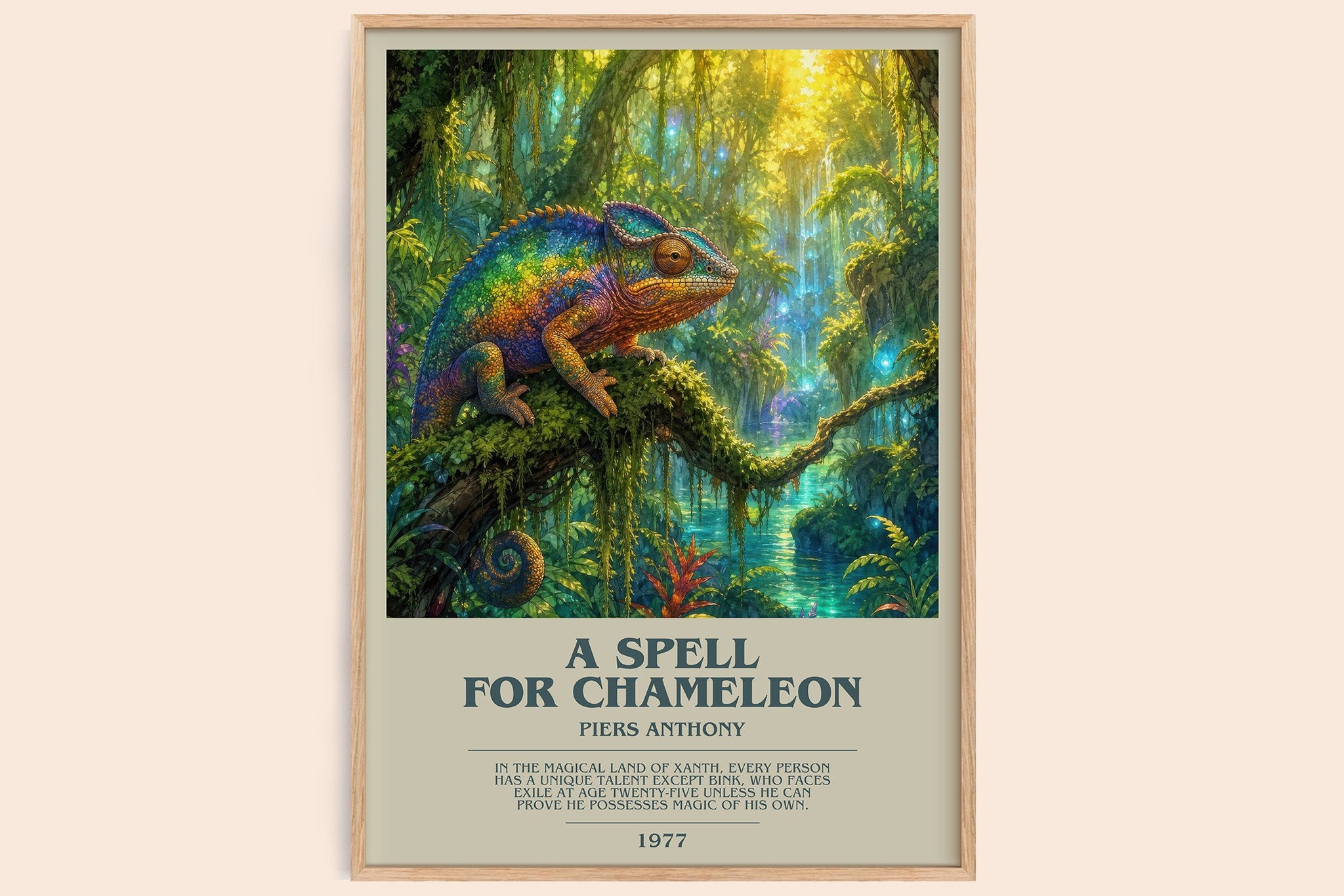 A Spell for Chameleon Bookish Wall Art by Piers Anthony
