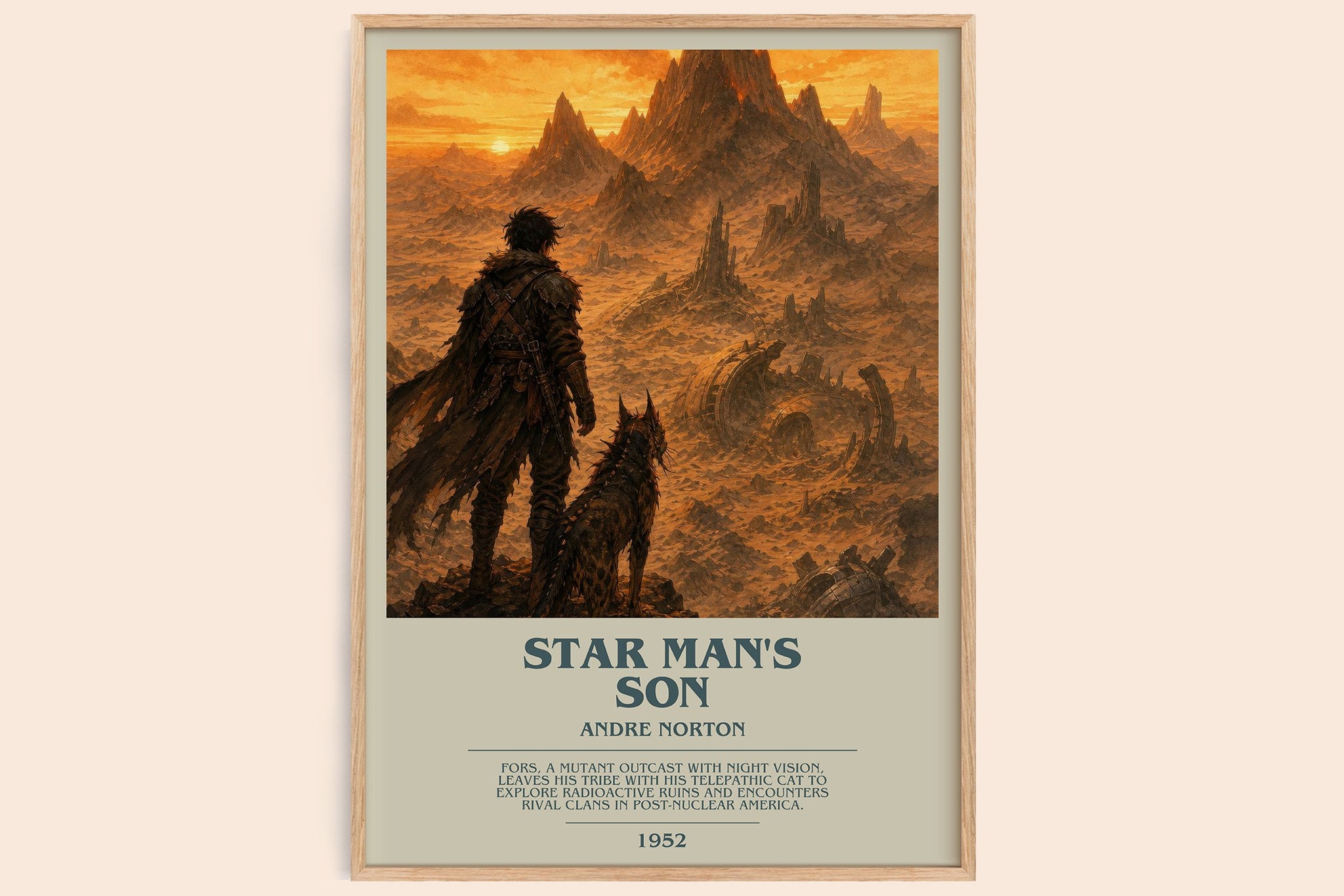 Star Man's Son Bookish Wall Art by Andre Norton