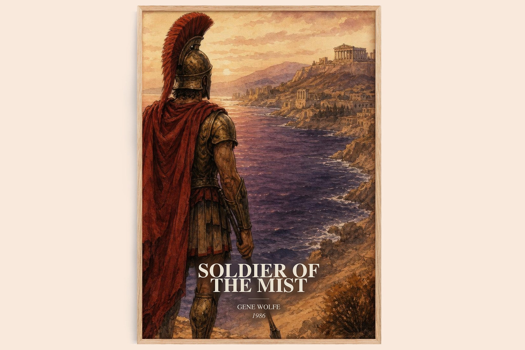 Soldier of the Mist Book Watercolour Illustration by Gene Wolfe