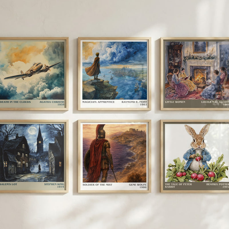 Soldier of the Mist literary art print colour and style options – Gene Wolfe book art