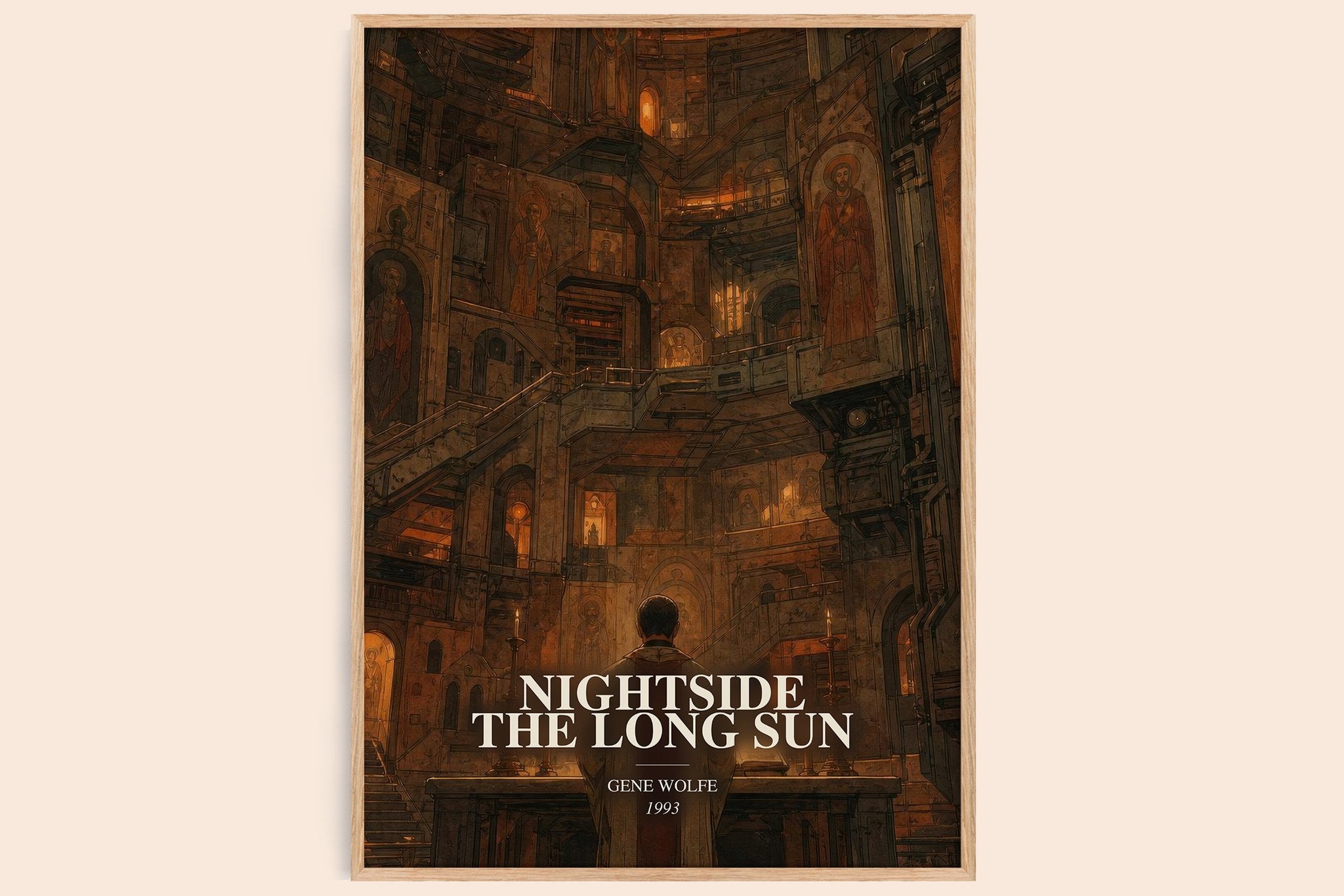Nightside the Long Sun Book Watercolour Illustration by Gene Wolfe