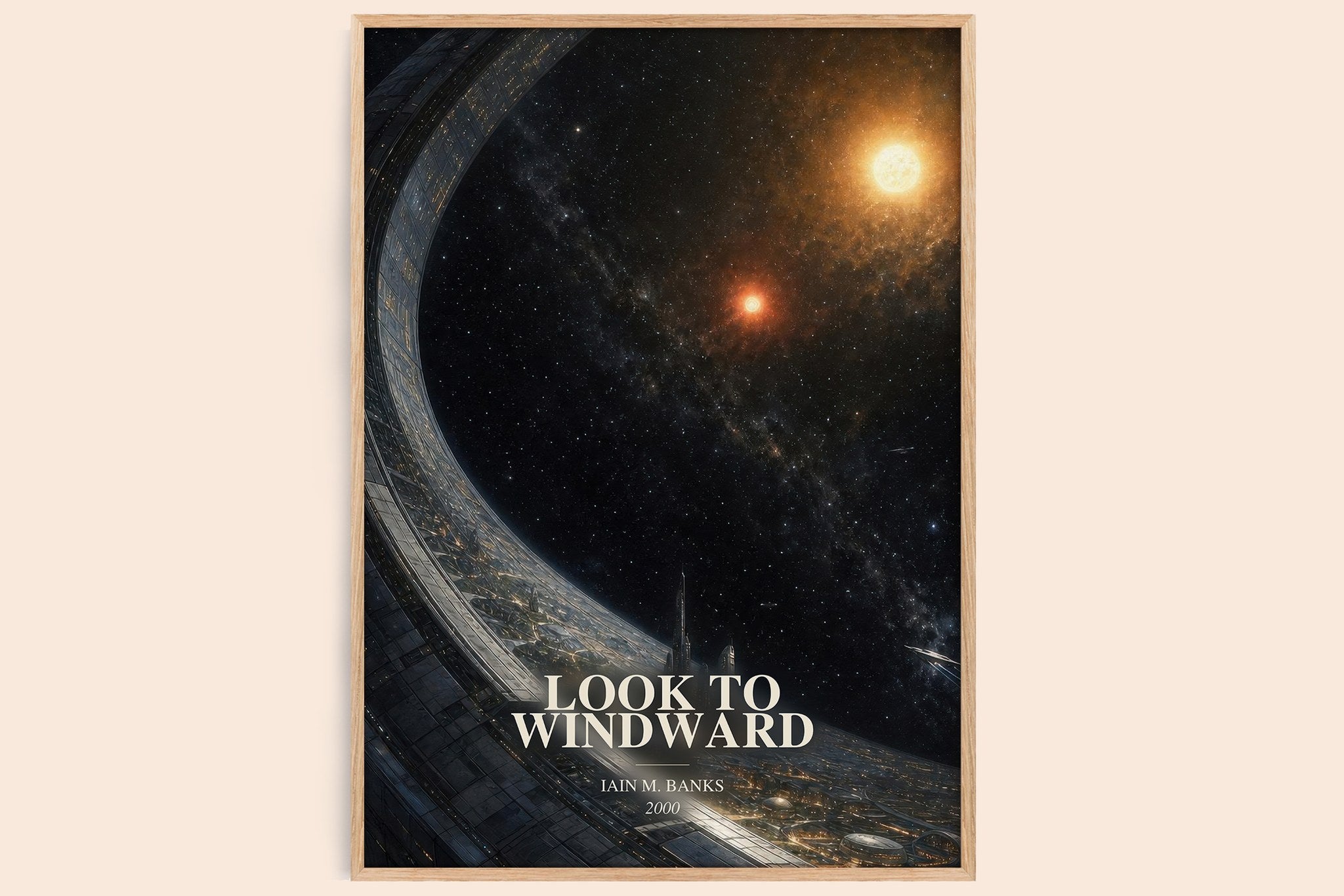 Look to Windward Book Watercolour Illustration by Iain M. Banks