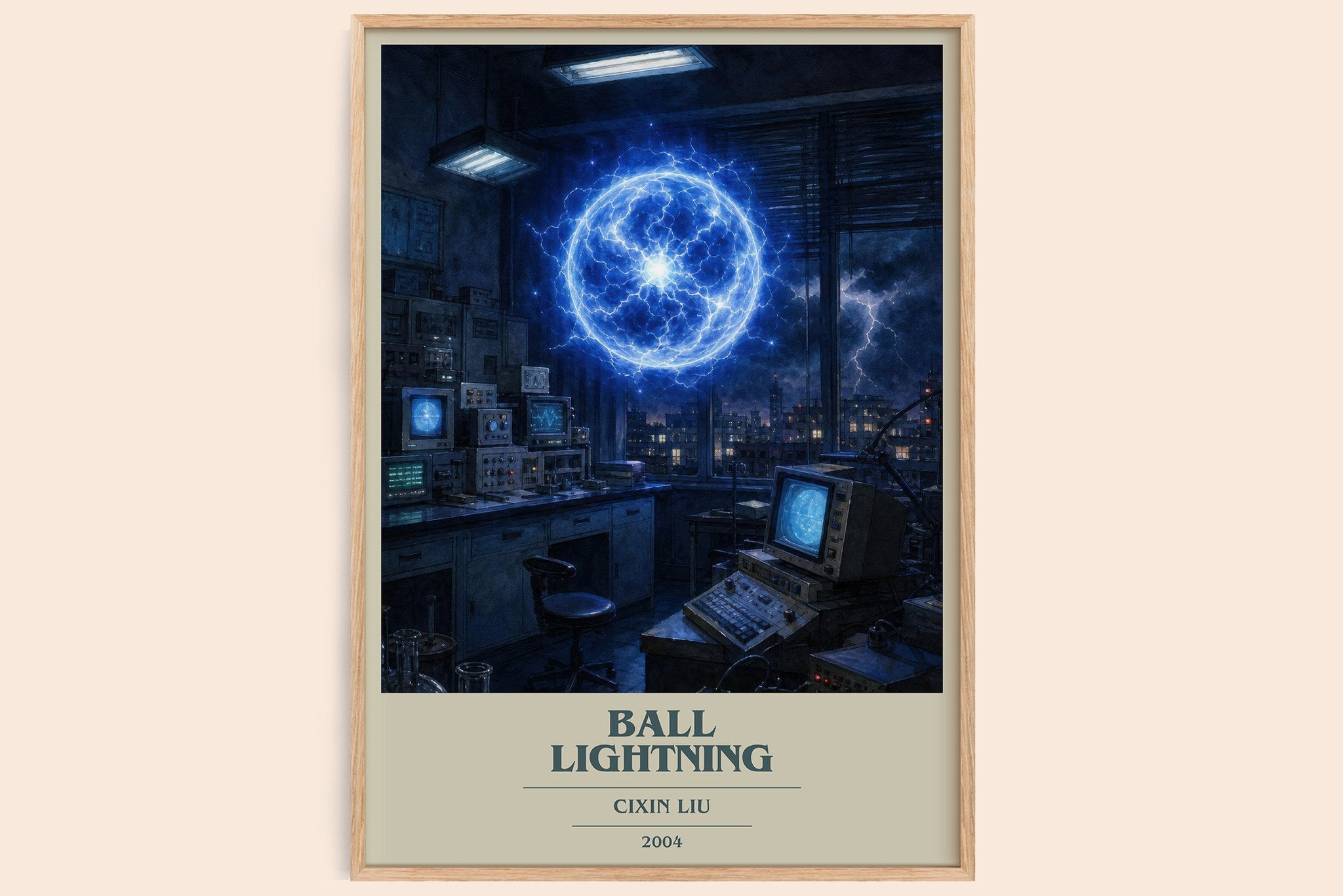 Ball Lightning Book Cover Poster by Cixin Liu