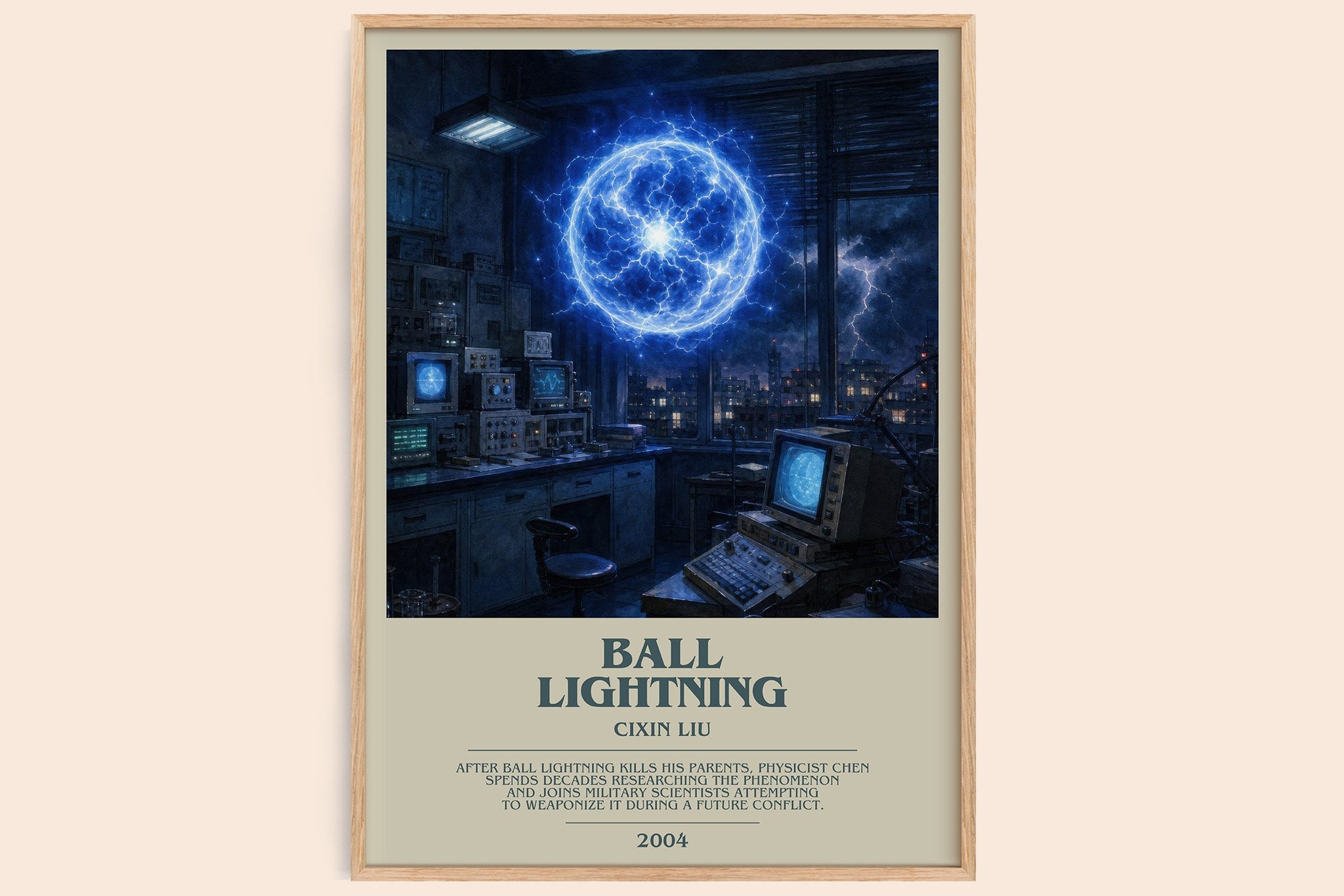 Ball Lightning Bookish Wall Art by Cixin Liu