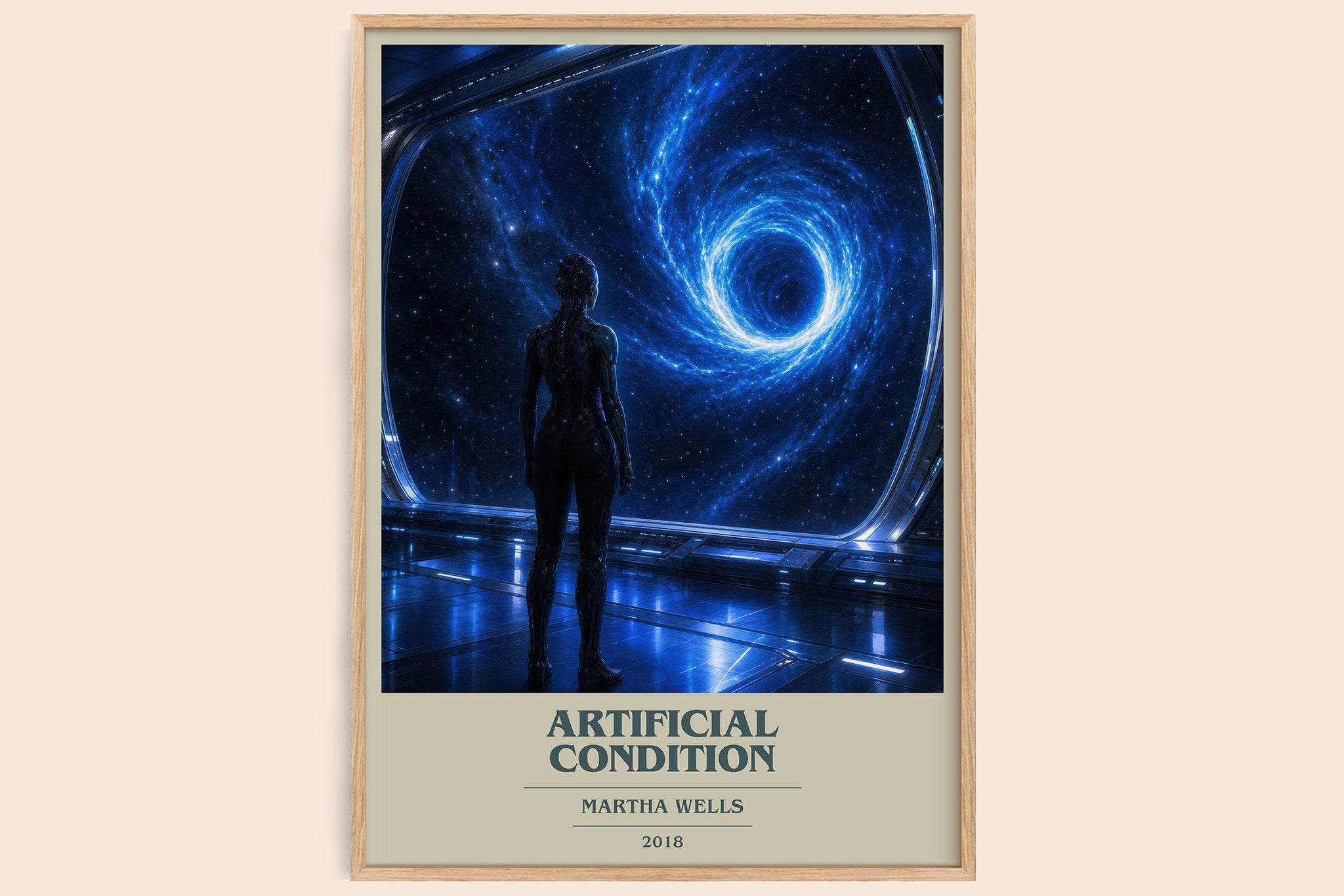 Artificial Condition Book Cover Poster by Martha Wells