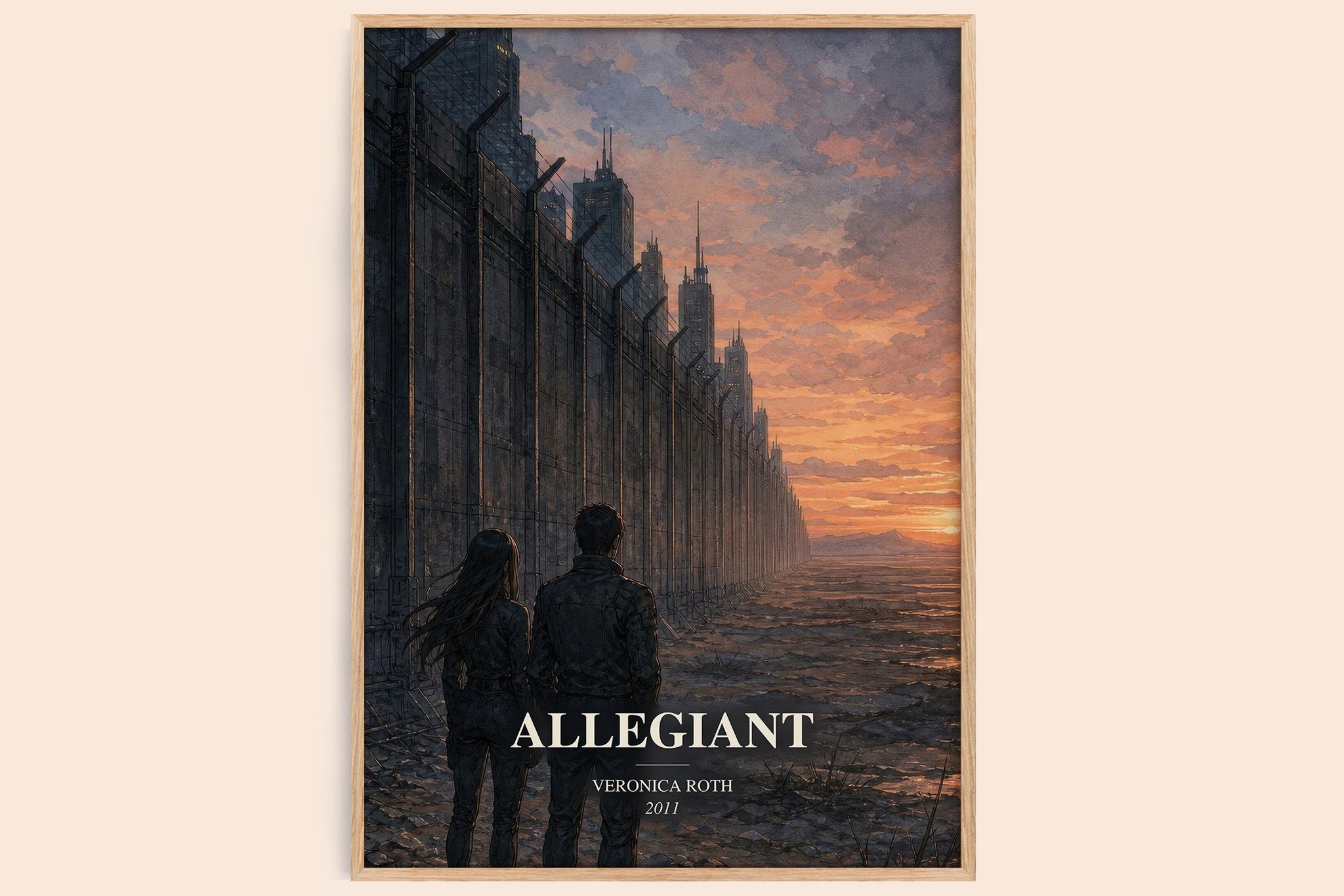 Allegiant Book Watercolour Illustration by Veronica Roth