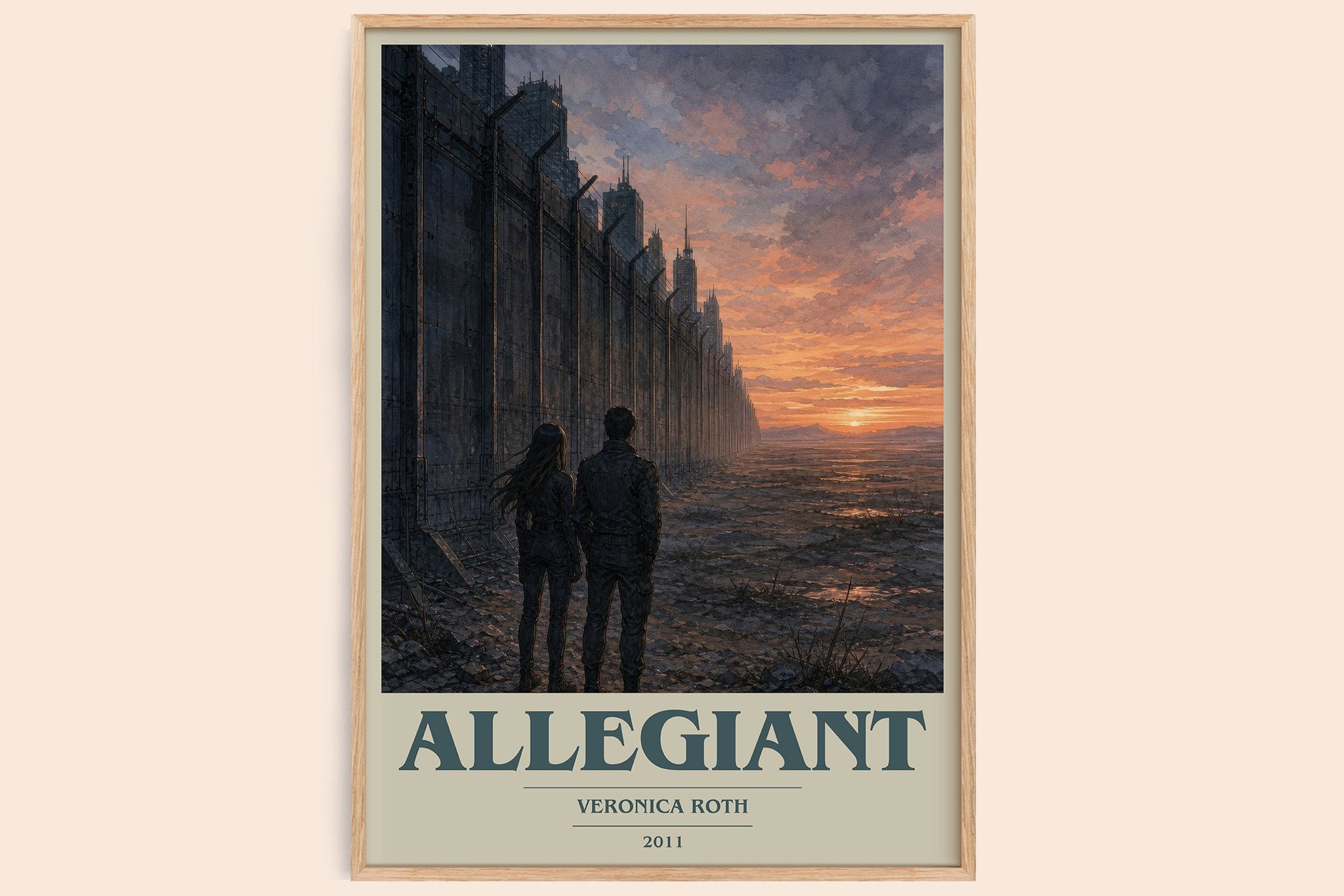 Allegiant Book Cover Poster by Veronica Roth