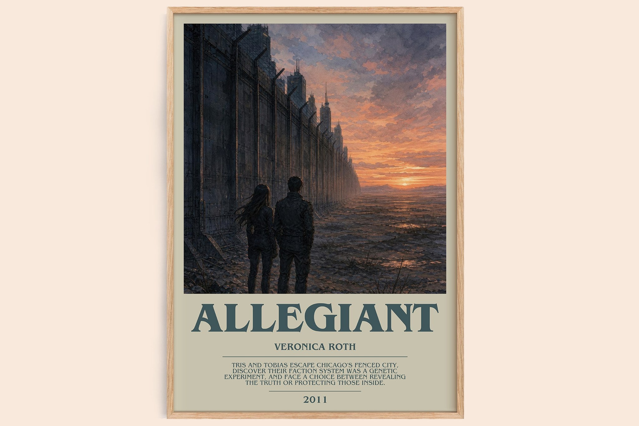 Allegiant Bookish Wall Art by Veronica Roth