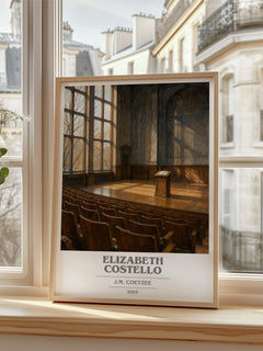 Elizabeth Costello book cover poster colour and style options – J.M. Coetzee book art