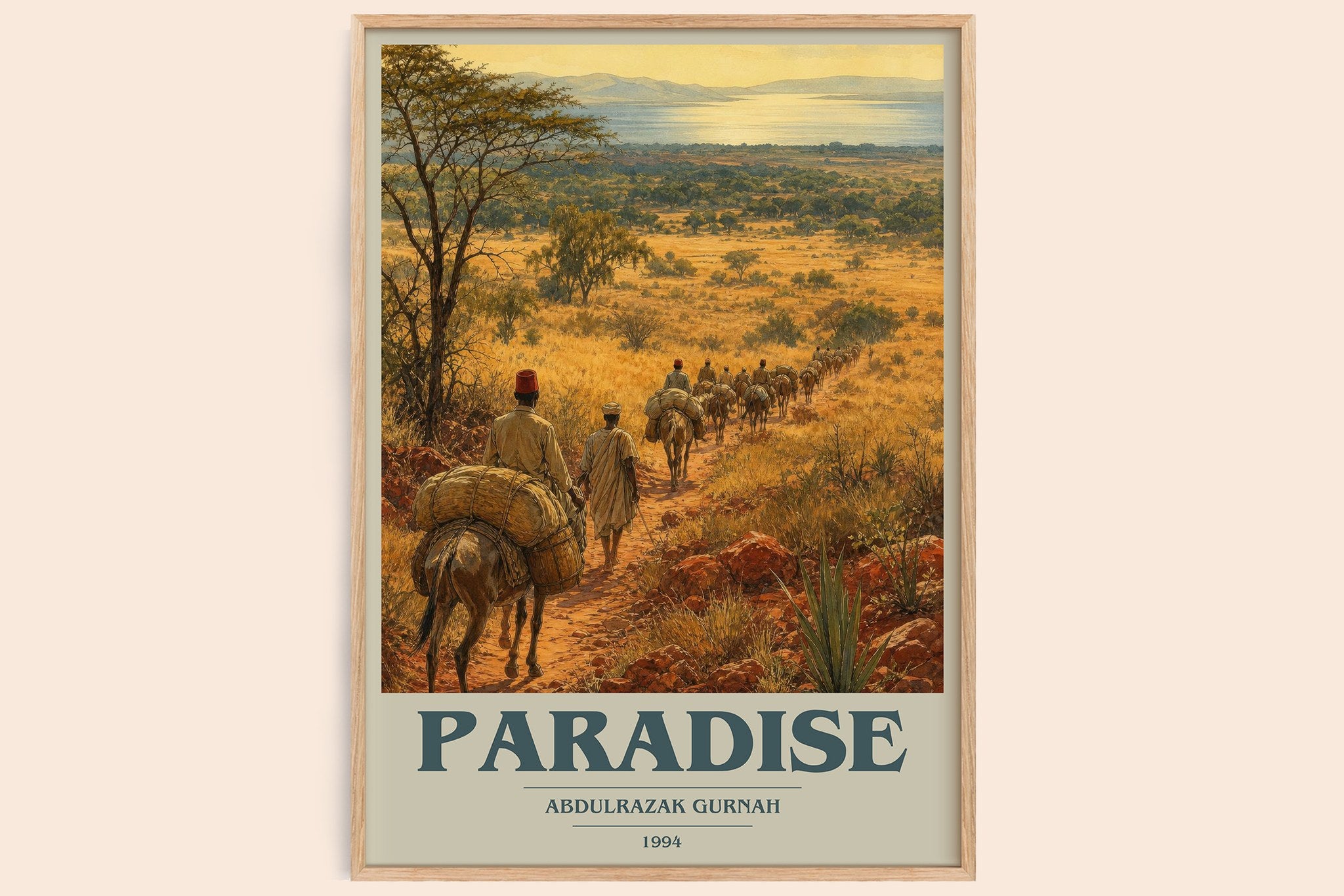 Paradise Book Cover Poster by Abdulrazak Gurnah