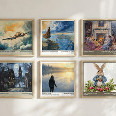 How To Stop Overthinking Forever literary art print colour and style options – Rithvik Singh book art