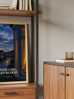 Good Girl, Bad Blood book watercolour illustration paper finish options – matte satin gloss