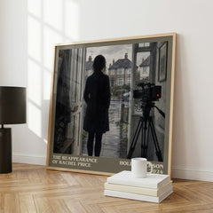 The Reappearance of Rachel Price literary print framed by window – literary home decor