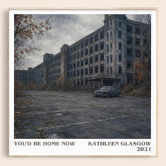 You'd Be Home Now literary book poster by Kathleen Glasgow – framed literary art print