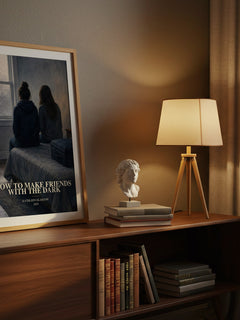 How to Make Friends with the Dark watercolour print on bookshelf – Kathleen Glasgow fan gift