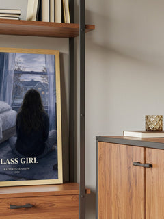 Glass Girl book watercolour illustration paper finish options – matte satin gloss
