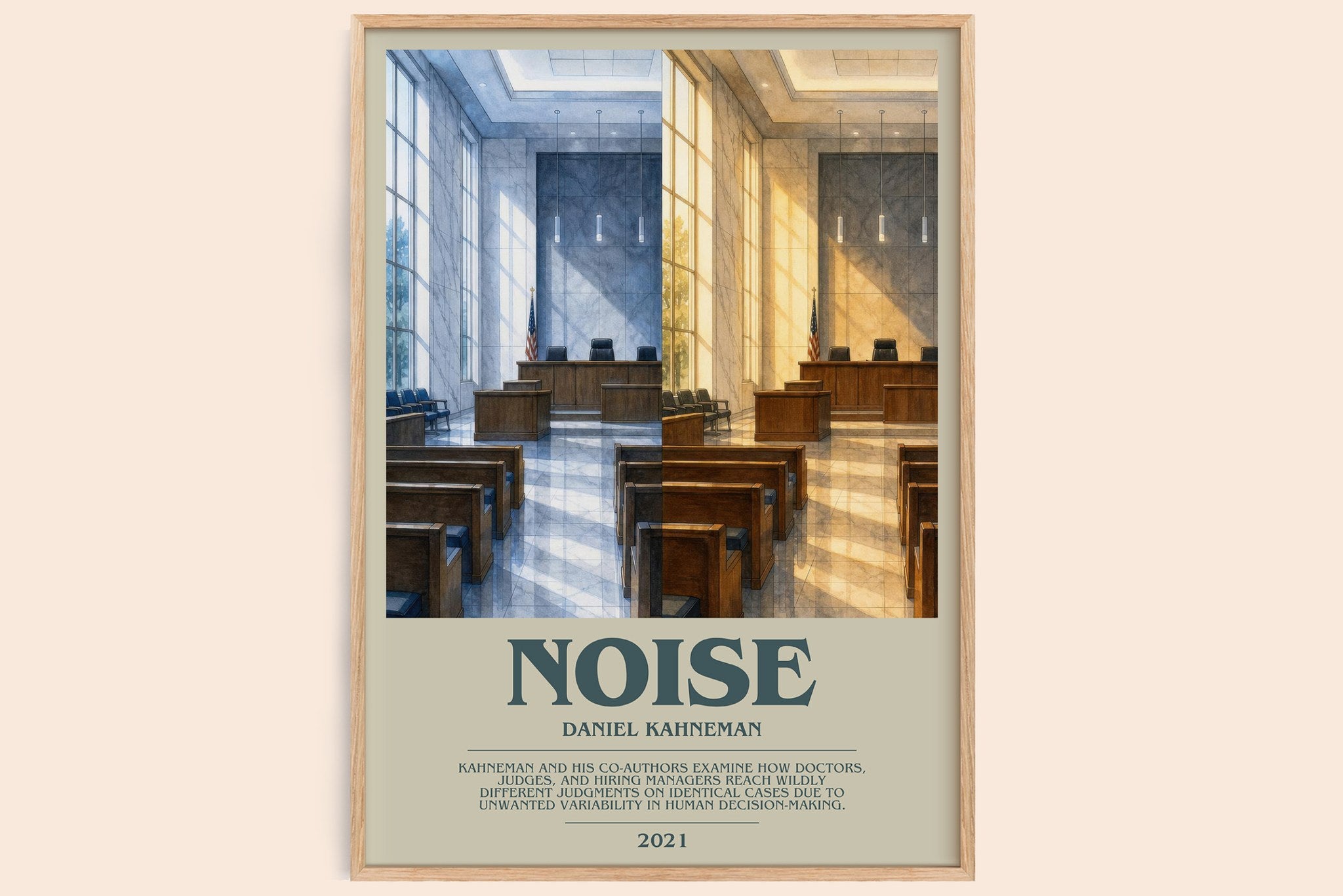 Noise Bookish Wall Art by Daniel Kahneman