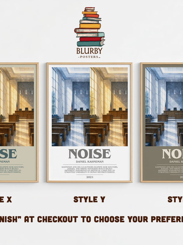 Noise bookish print in frame leaning in hallway – non fiction wall art
