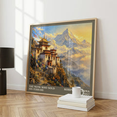 The Monk Who Sold His Ferrari literary print framed by window – literary home decor