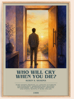 Who Will Cry When You Die? Bookish Wall Art by Robin S. Sharma – image 1