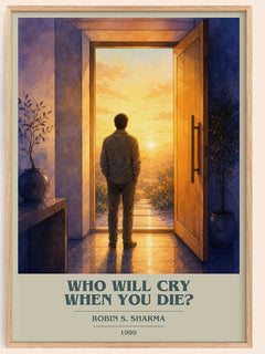 Who Will Cry When You Die? Book Cover Poster by Robin S. Sharma – image 1