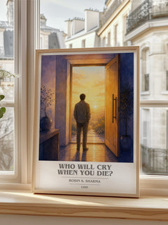 Who Will Cry When You Die? Book Cover Poster by Robin S. Sharma – image 2