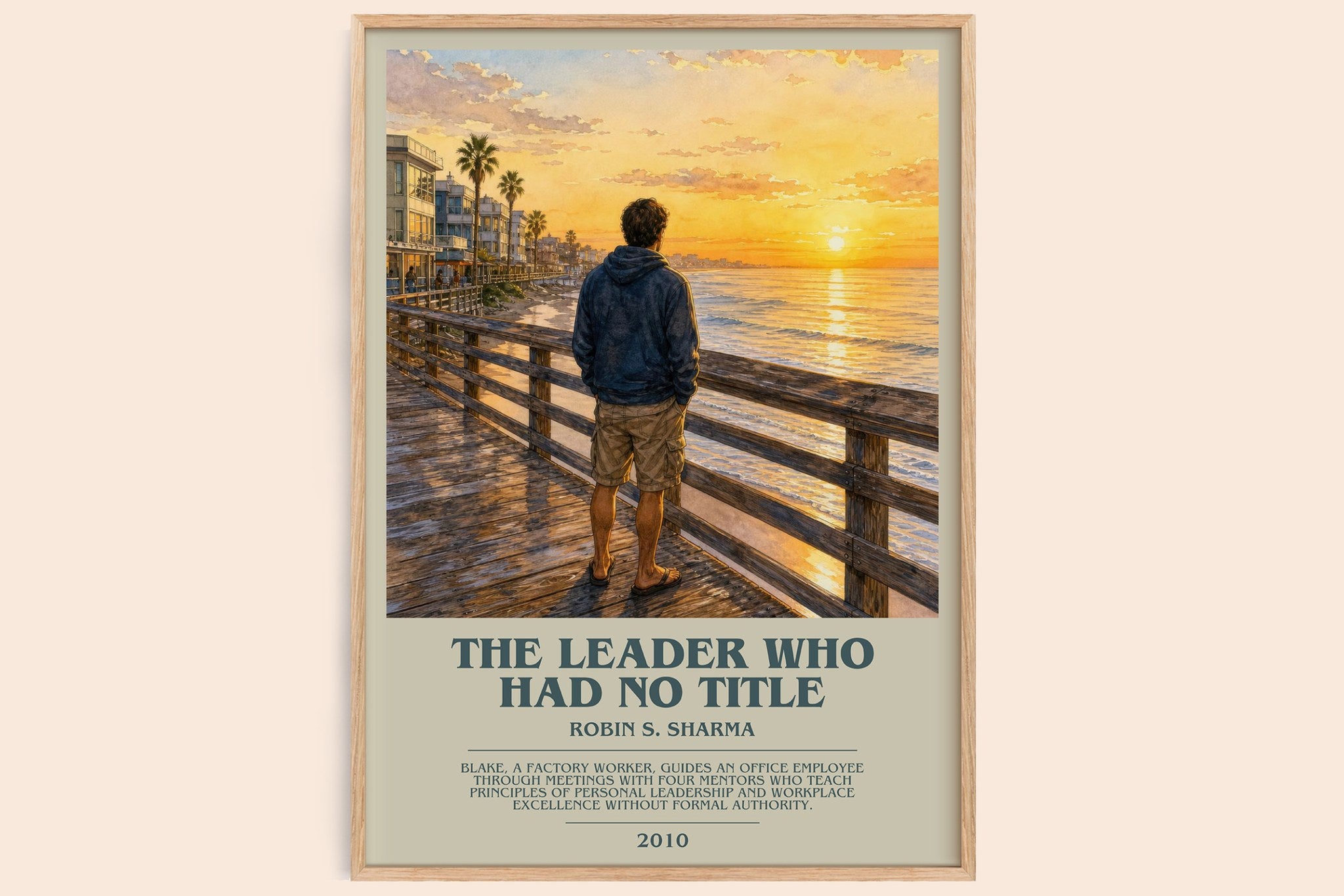 The leader who had no title Bookish Wall Art by Robin S. Sharma