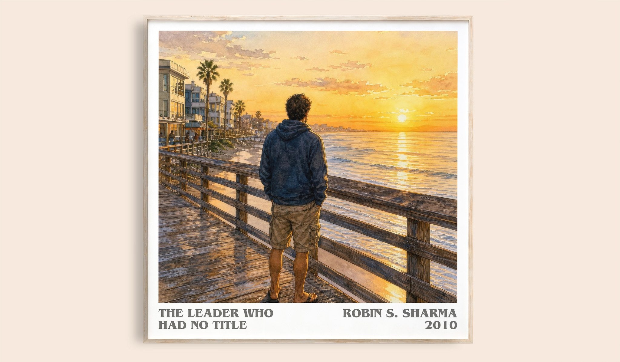 The leader who had no title Literary Art Print by Robin S. Sharma