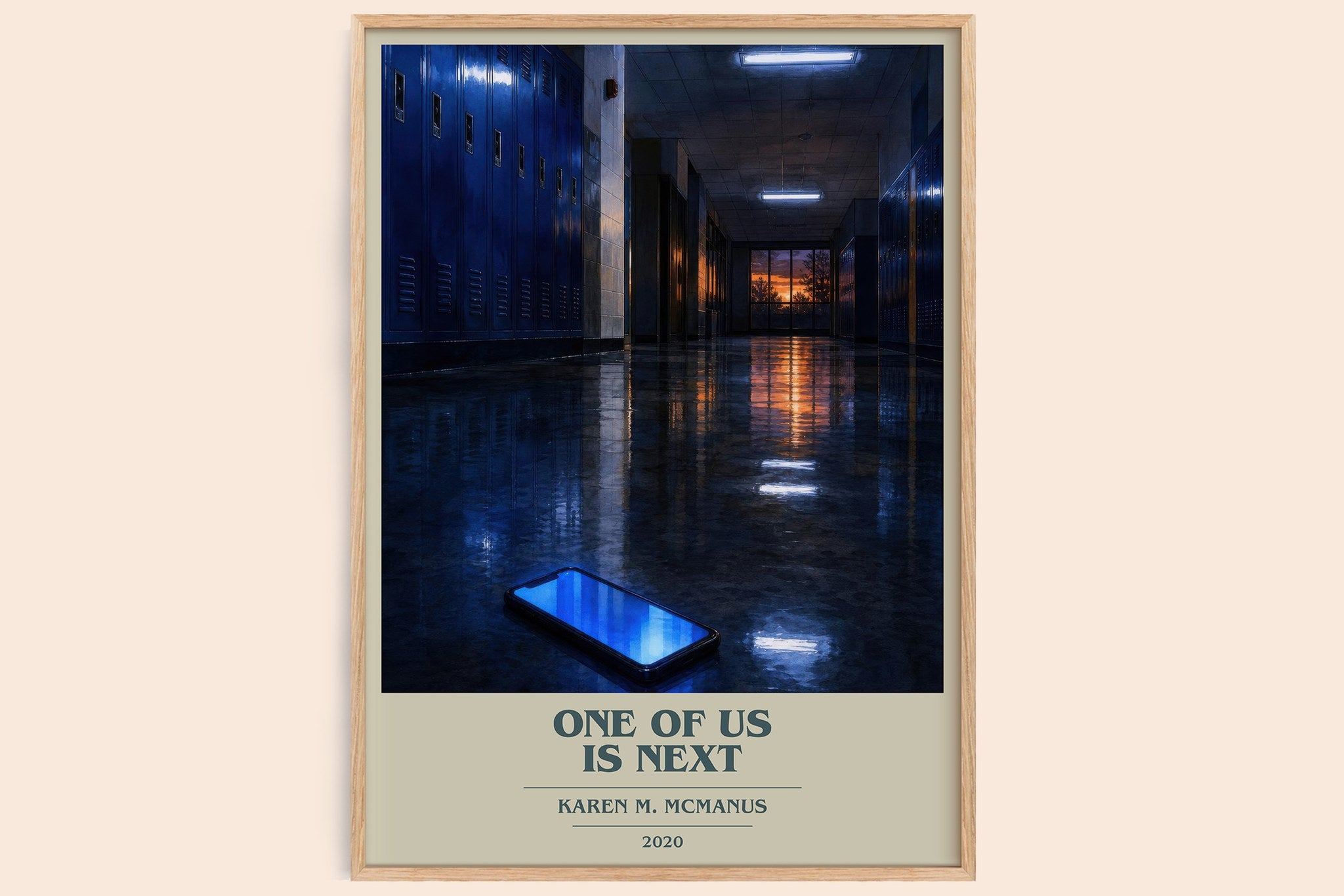 One of us is next Book Cover Poster by Karen M. McManus