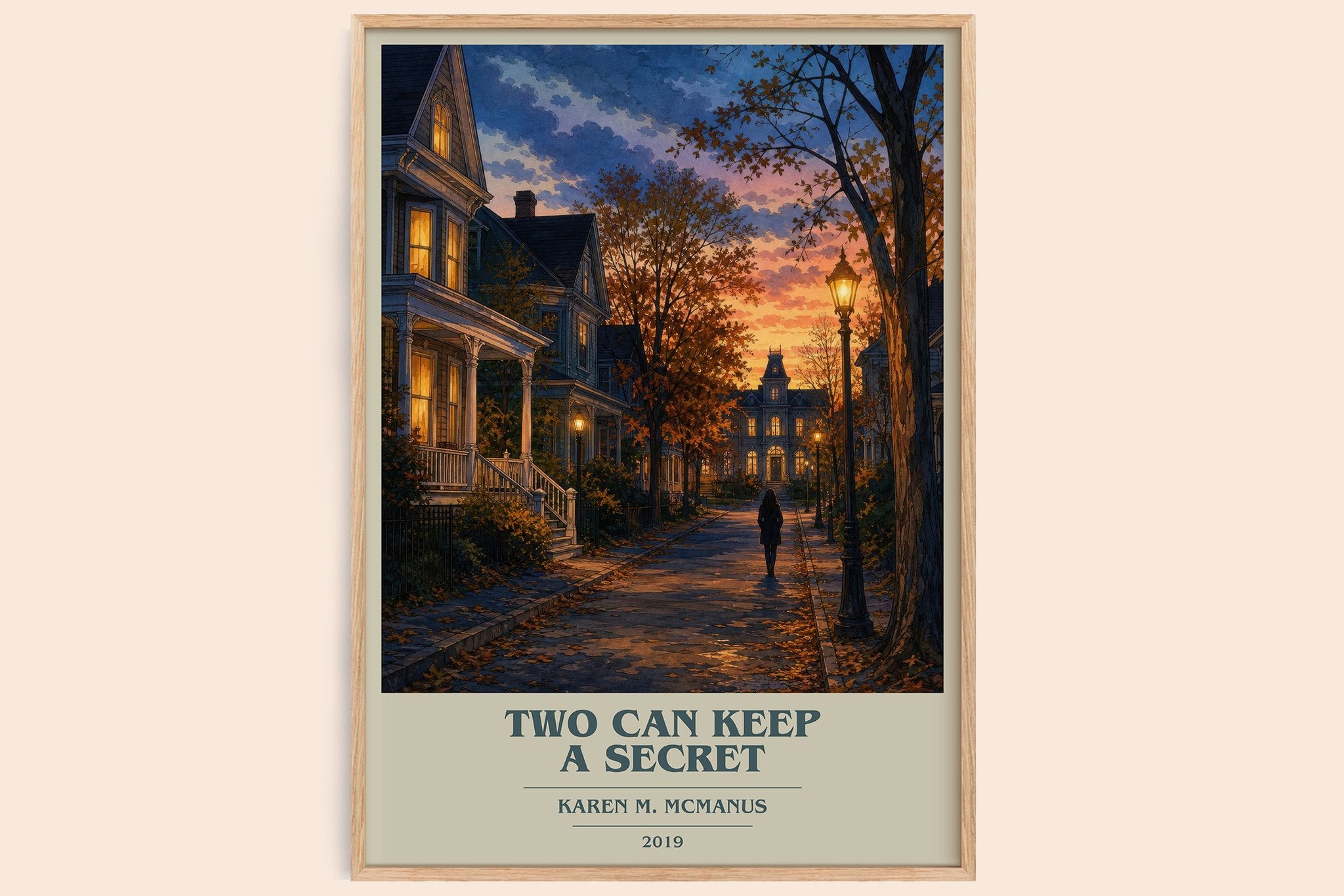 Two Can Keep a Secret Book Cover Poster by Karen M. McManus