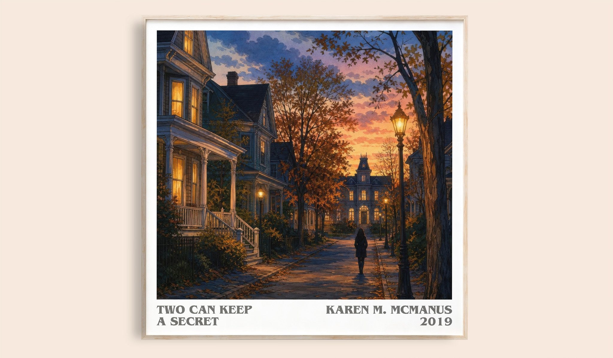 Two Can Keep a Secret Literary Art Print by Karen M. McManus