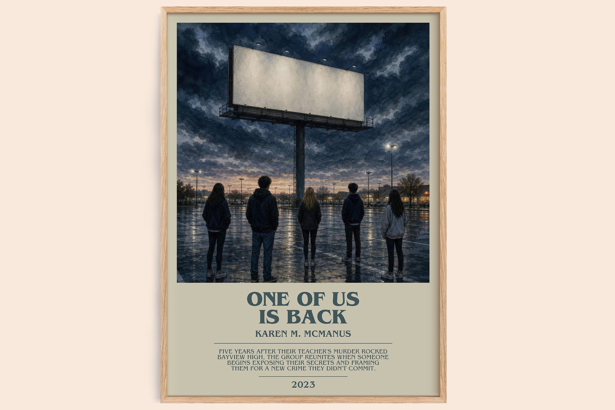 One of Us Is Back Bookish Wall Art by Karen M. McManus