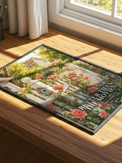 Better Than the Movies watercolour book poster framed on wall – young adult wall art