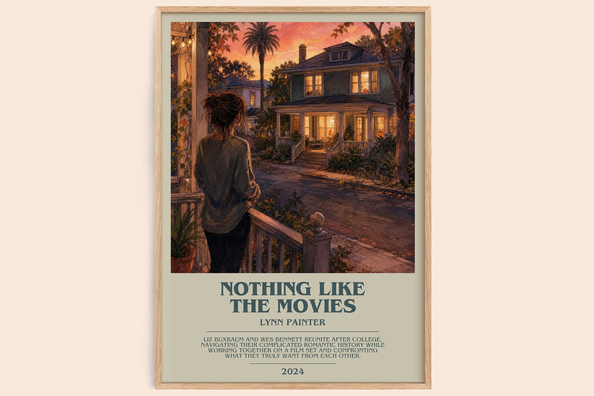 Nothing Like the Movies Bookish Wall Art by Lynn Painter