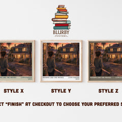 Nothing Like the Movies literary print in frame leaning in hallway – romance wall art