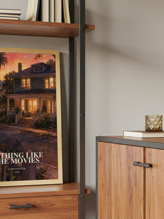 Nothing Like the Movies book watercolour illustration paper finish options – matte satin gloss